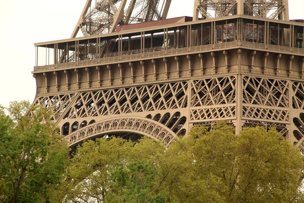 Detalhe Torre Eiffel Paris — Fotografia de Stock