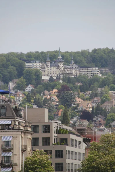 Stadtbild Einem Stadtteil Von Zürich Schweiz — Stockfoto