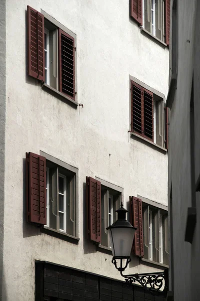 Urbanscape Bairro Zurique Suíça — Fotografia de Stock