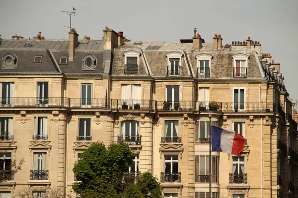 Byggnad Centrala Paris — Stockfoto