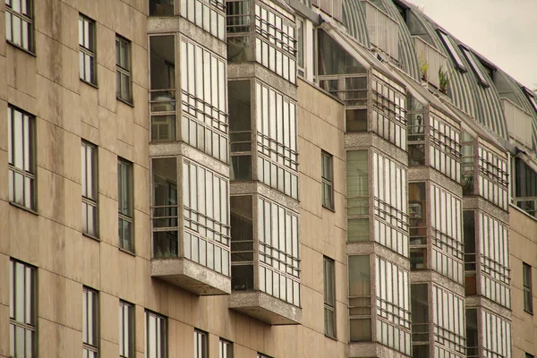 Fachada Bloco Apartamentos Clássicos Paris — Fotografia de Stock