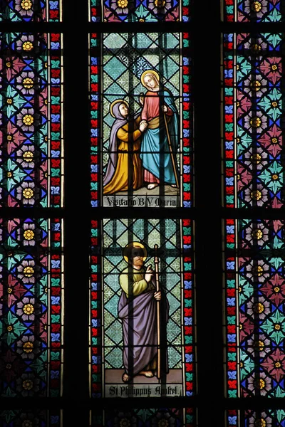 Vidrieras Catedral San Vito — Foto de Stock