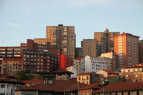 Gebäude Einem Viertel Von Bilbao — Stockfoto