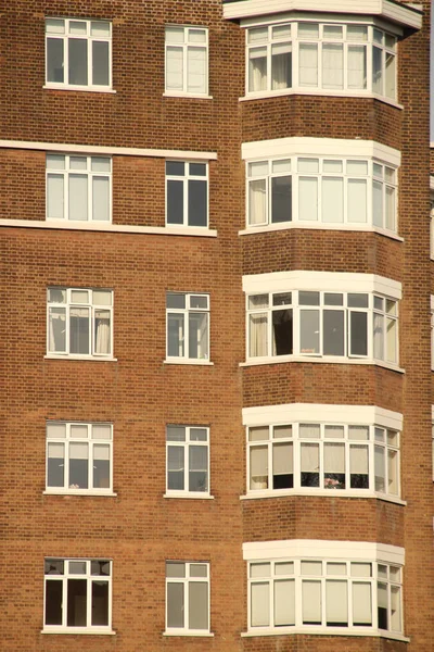 Apartamentos Clássicos Bloqueiam Bairro Londres — Fotografia de Stock