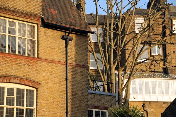 Klassischer Wohnblock Einem Viertel Von London — Stockfoto