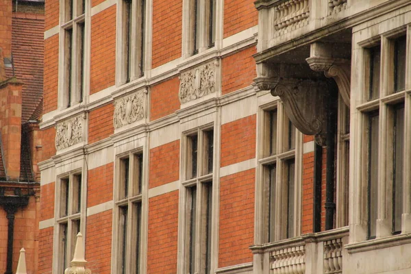 Klasický Bytový Blok Londýnské Čtvrti — Stock fotografie
