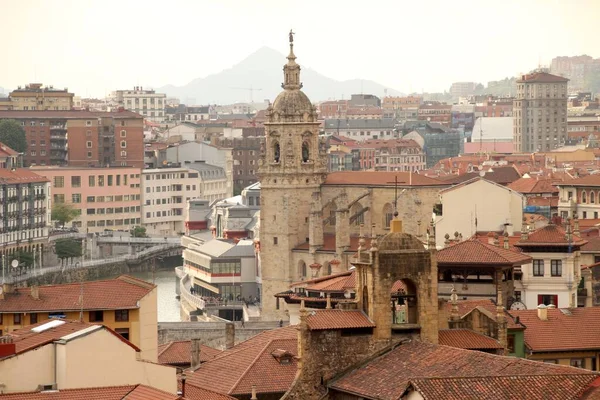 Vista Bilbao Desde Una Colina — Foto de Stock