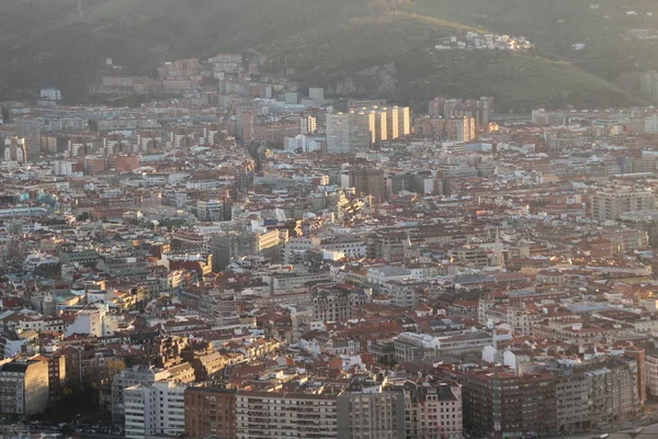 Vue Bilbao Depuis Une Colline — Photo