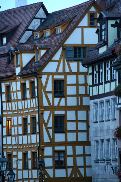 Vista Cidade Velha Nuremberga — Fotografia de Stock