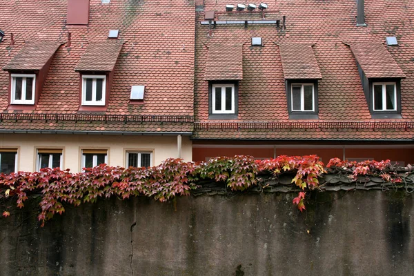 Vista Cidade Velha Nuremberga — Fotografia de Stock