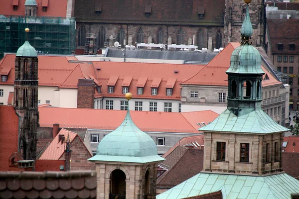 ニュルンベルクの旧市街の眺めは — ストック写真
