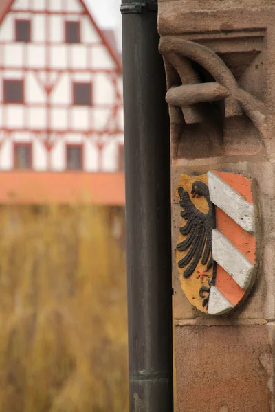 Blick Auf Die Nürnberger Altstadt — Stockfoto