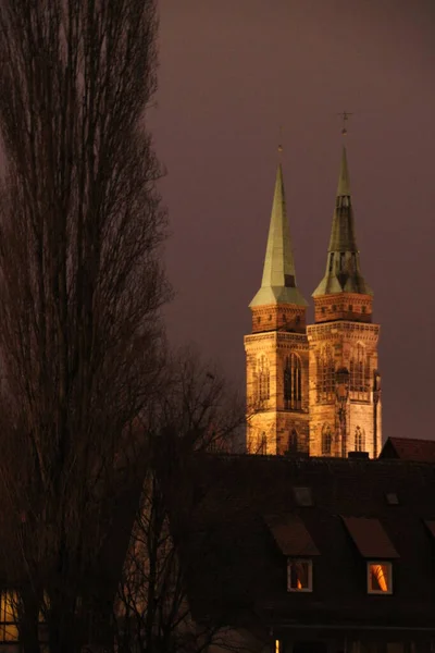 Uitzicht Oude Stad Van Nuremberg — Stockfoto