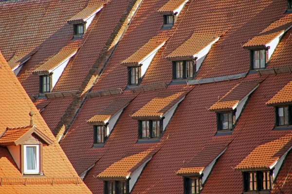 Pohled Staré Město Norimberk — Stock fotografie