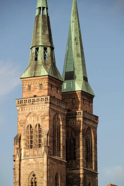 Vista Sul Centro Storico Nuremberg — Foto Stock