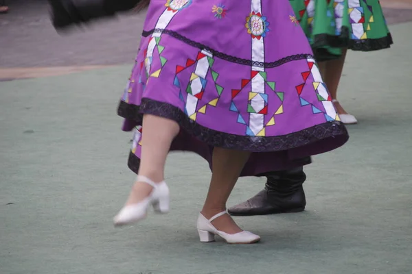 Mostra Danza Popolare Russa Festival Strada — Foto Stock