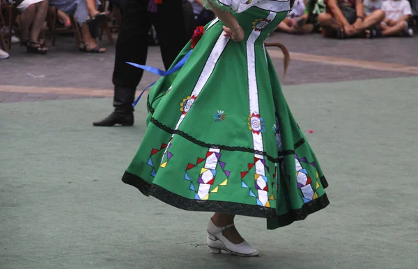 Exposition Danse Folklorique Russe Dans Festival Rue — Photo