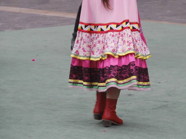 Russische Volksdans Een Straat Festival — Stockfoto