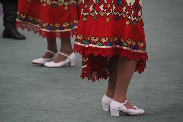 Baile Folclórico Ruso Festival Callejero — Foto de Stock