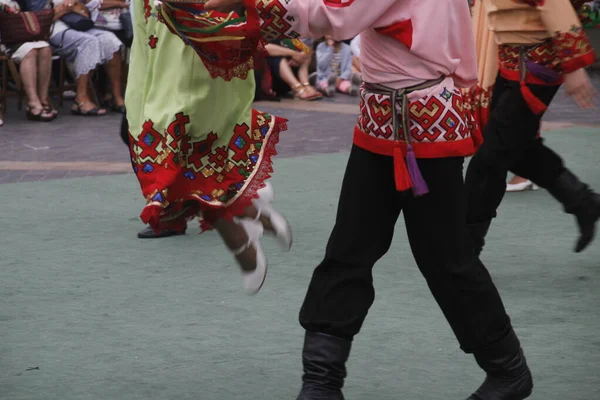 Rysk Folkdans Gatufestival — Stockfoto