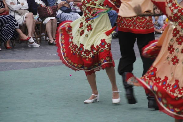 Rosyjski Taniec Ludowy Festiwalu Ulicznym — Zdjęcie stockowe