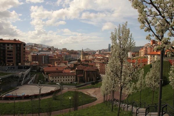 Gebäude Einem Viertel Von Bilbao — Stockfoto