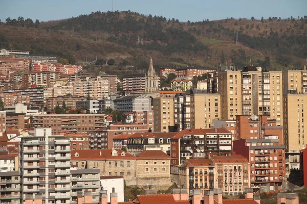 Budynek Dzielnicy Bilbao — Zdjęcie stockowe