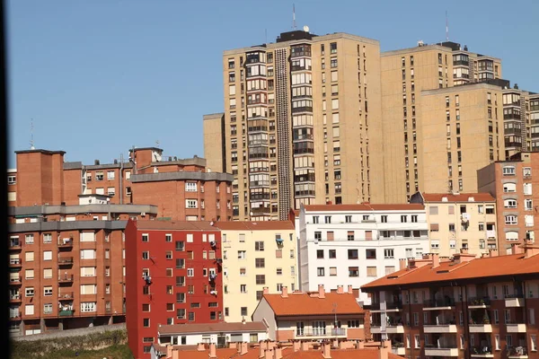 Gebäude Einem Viertel Von Bilbao — Stockfoto