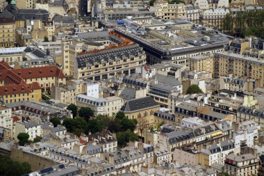 Montparnasse Kulesi 'nden Paris' in hava manzarası
