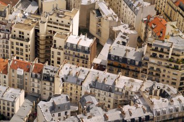 Montparnasse Kulesi 'nden Paris' in hava manzarası