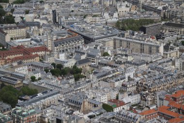 Montparnasse Kulesi 'nden Paris' in hava manzarası