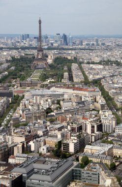 Montparnasse Kulesi 'nden Paris' in hava manzarası