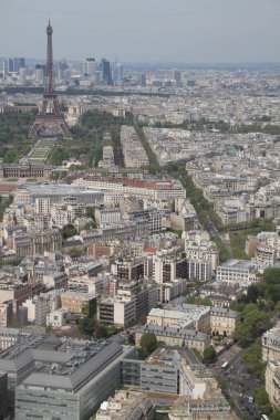 Montparnasse Kulesi 'nden Paris' in hava manzarası