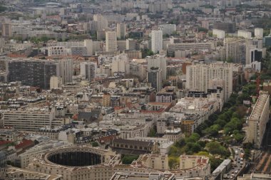 Montparnasse Kulesi 'nden Paris' in hava manzarası