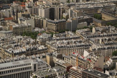 Montparnasse Kulesi 'nden Paris' in hava manzarası