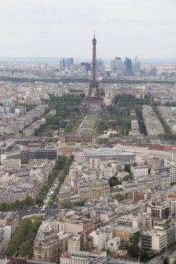Montparnasse Kulesi 'nden Paris' in hava manzarası