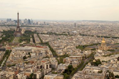 Montparnasse Kulesi 'nden Paris' in hava manzarası