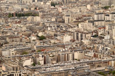 Montparnasse Kulesi 'nden Paris' in hava manzarası