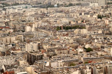 Montparnasse Kulesi 'nden Paris' in hava manzarası