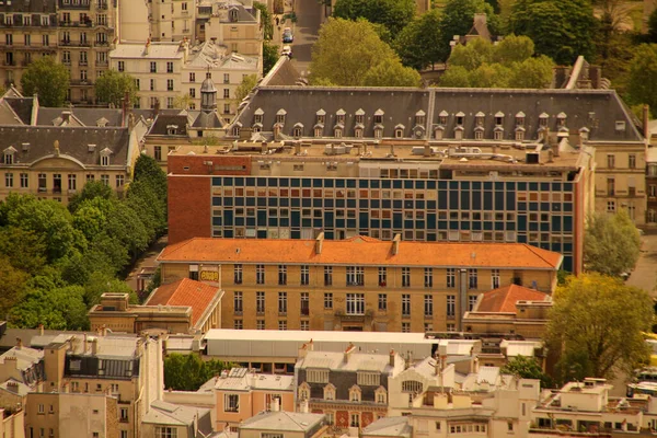Vista París Desde Torre Montparnasse — Foto de Stock