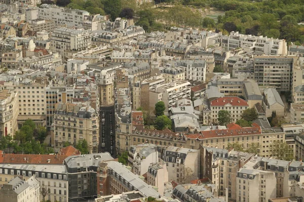 Vue Aérienne Paris Depuis Tour Montparnasse — Photo