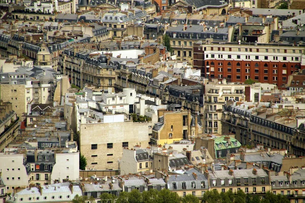 Luchtfoto Van Parijs Vanaf Montparnasse Tower — Stockfoto