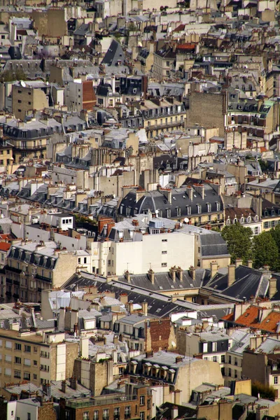 Vue Aérienne Paris Depuis Tour Montparnasse — Photo