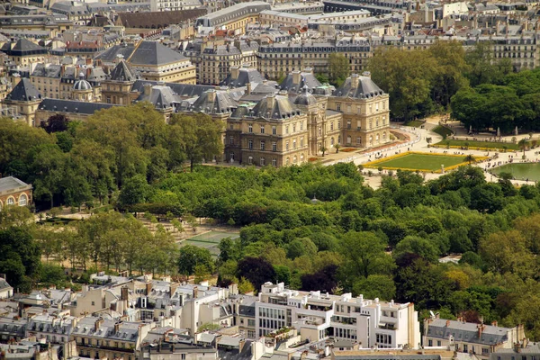 Vista Aérea París Desde Torre Montparnasse — Foto de Stock