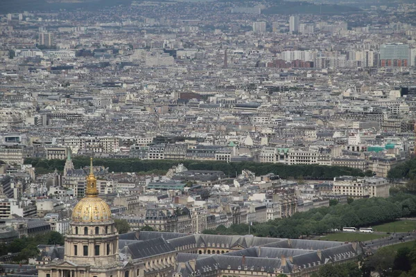 Widok Lotu Ptaka Paryż Wieży Montparnasse — Zdjęcie stockowe