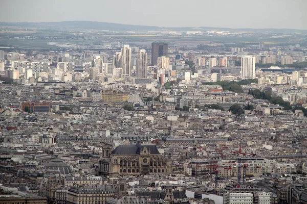 Αεροφωτογραφία Του Παρισιού Από Τον Πύργο Montparnasse — Φωτογραφία Αρχείου