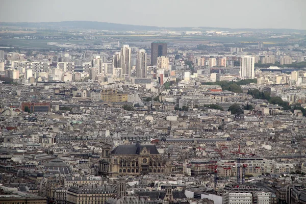 Vue Aérienne Paris Depuis Tour Montparnasse — Photo