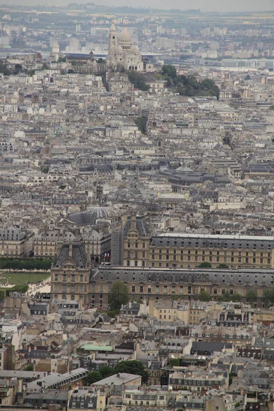 Aerial View Paris Montparnasse Tower — Stock Photo, Image