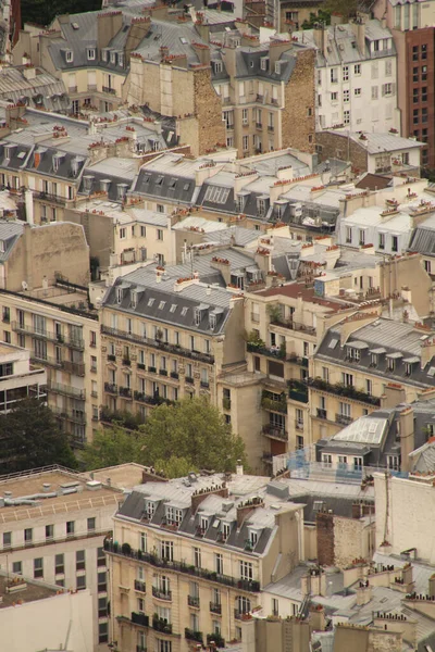 Luchtfoto Van Parijs Vanaf Montparnasse Tower — Stockfoto