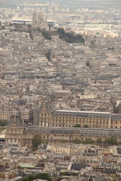 Blick Auf Paris Vom Turm Montparnasse — Stockfoto